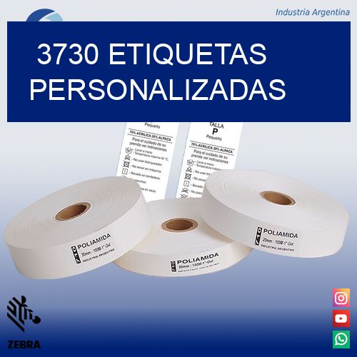 3730 etiquetas personalizadas