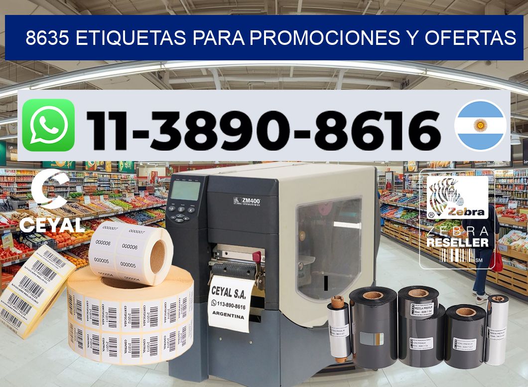 8635 Etiquetas para promociones y ofertas