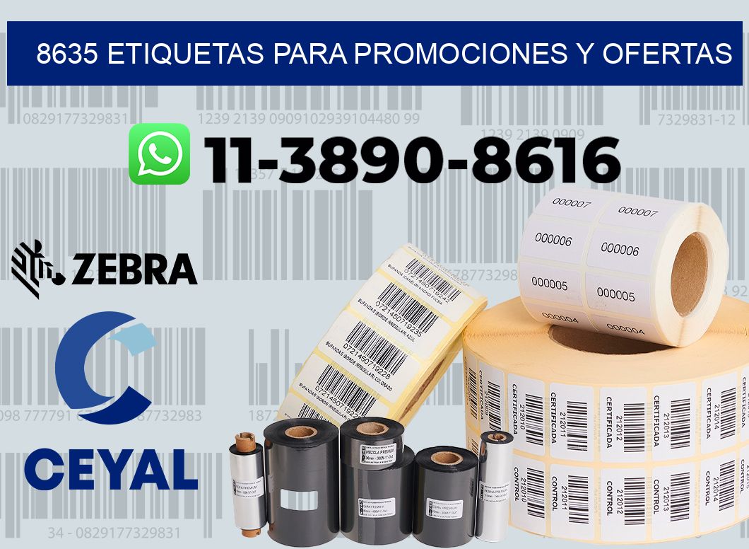 8635 Etiquetas para promociones y ofertas