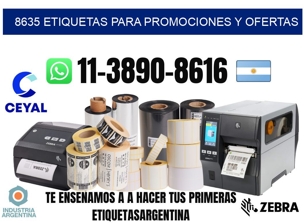 8635 Etiquetas para promociones y ofertas