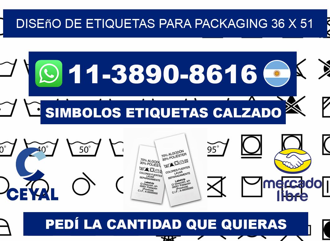 diseño de etiquetas para packaging 36 x 51