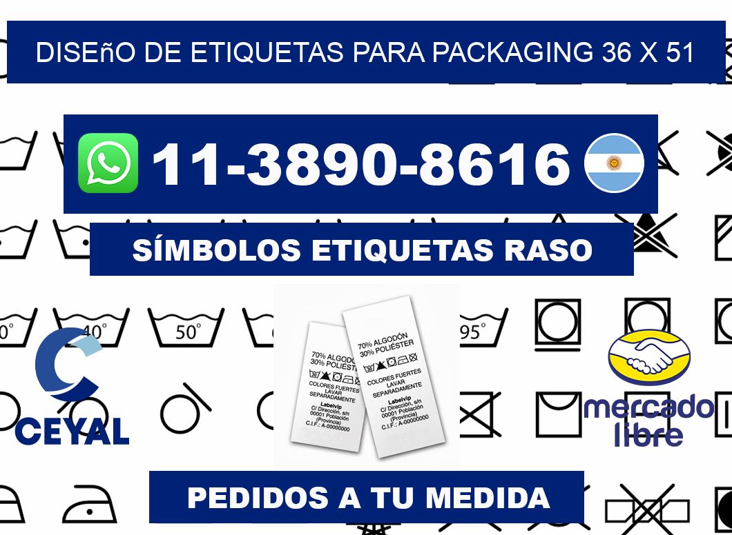 diseño de etiquetas para packaging 36 x 51