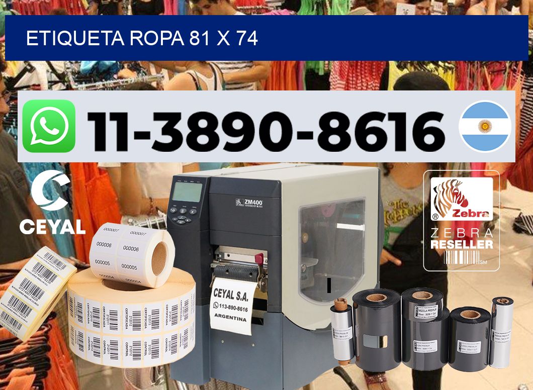 etiqueta ropa 81 x 74