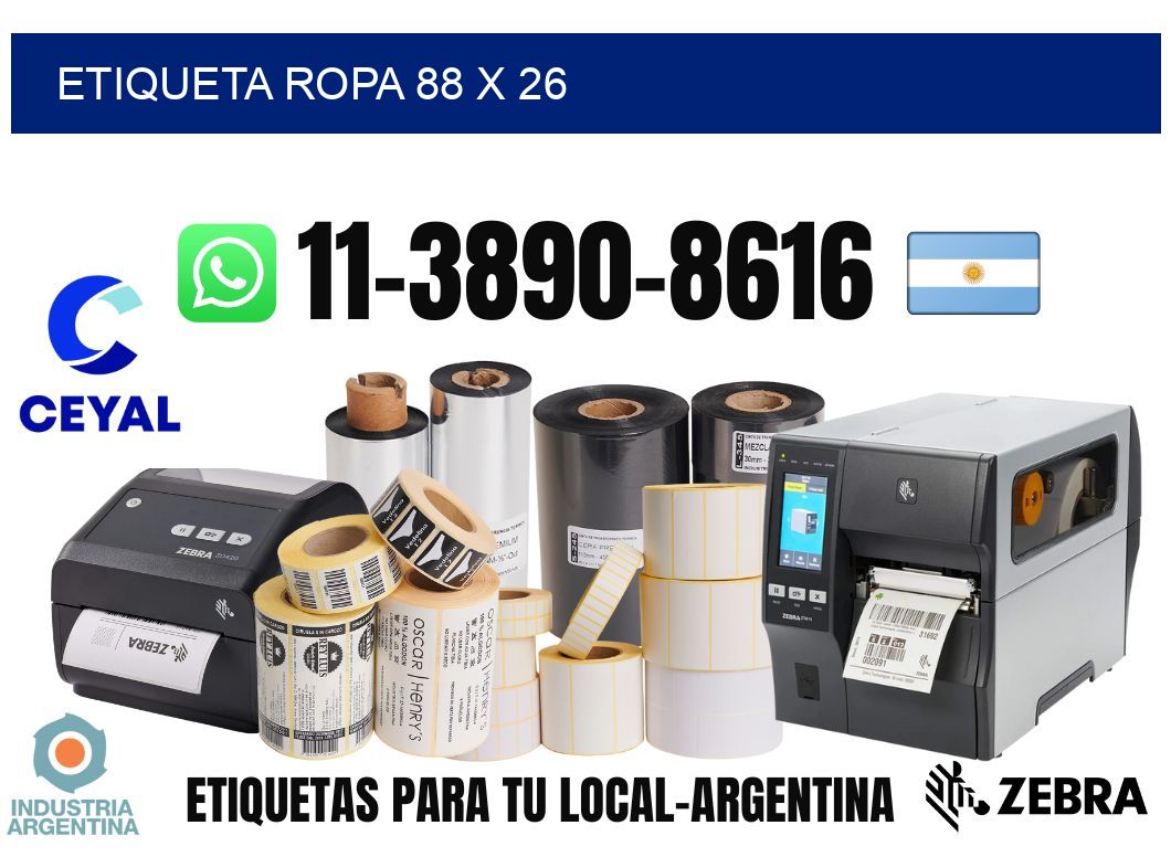etiqueta ropa 88 x 26
