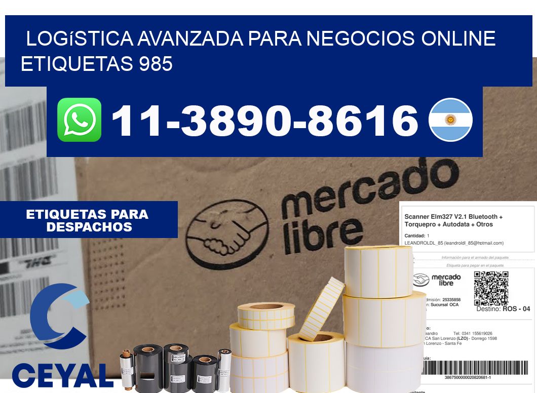 Logística avanzada para negocios online etiquetas 985