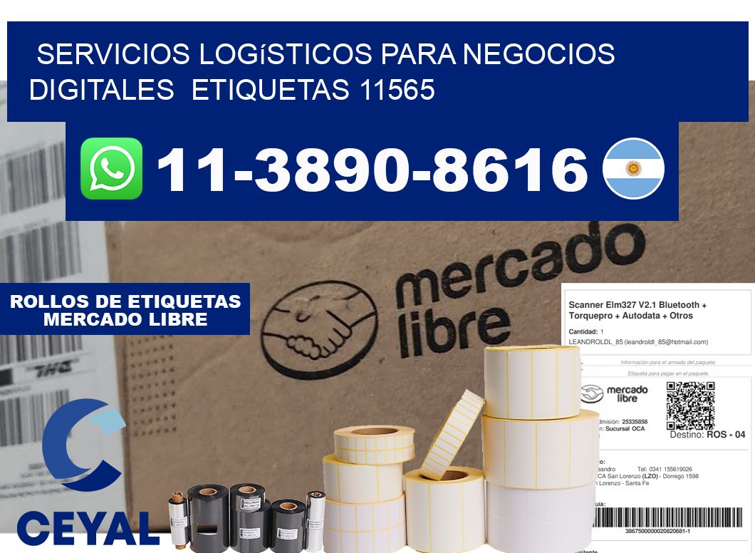 Servicios logísticos para negocios digitales etiquetas 11565