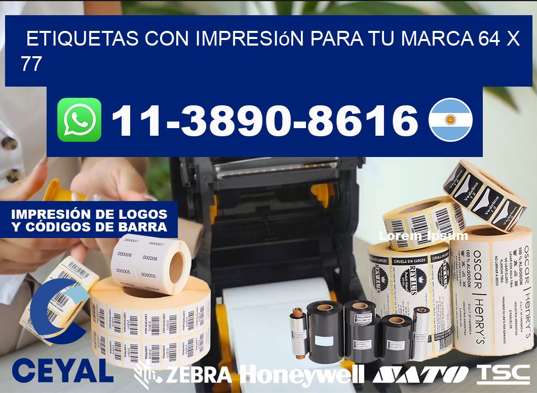 etiquetas con impresión para tu marca 64 x 77
