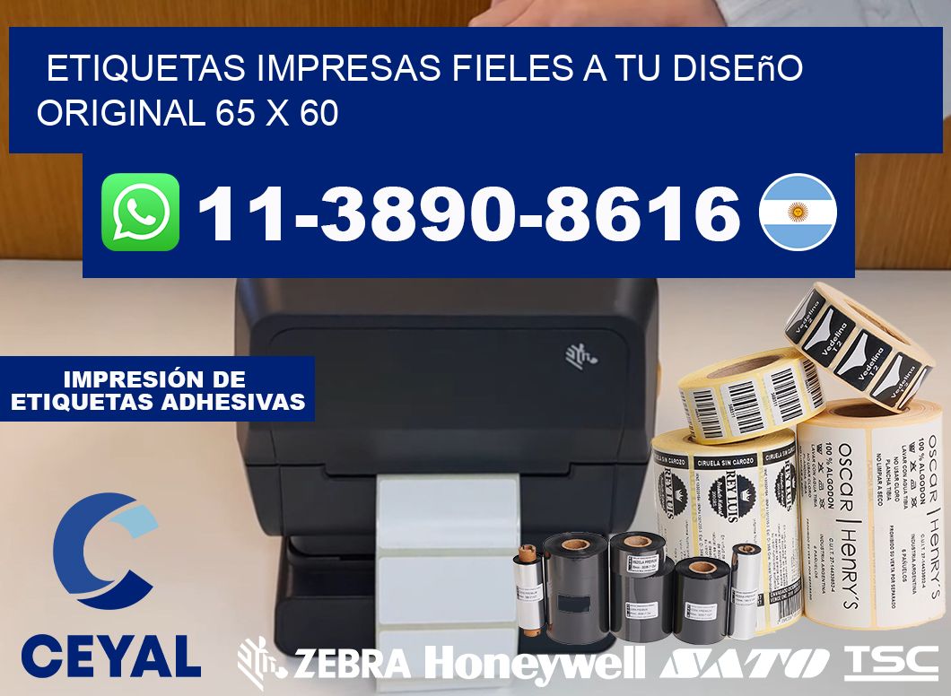 etiquetas impresas fieles a tu diseño original 65 x 60