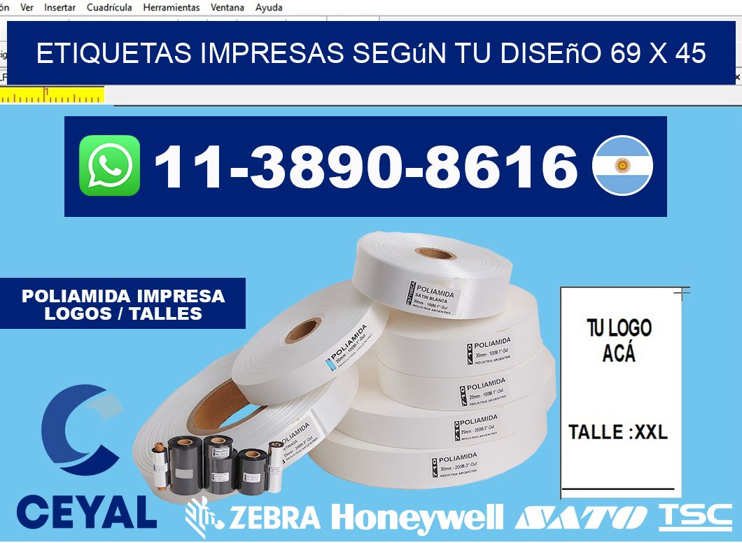 etiquetas impresas según tu diseño 69 x 45
