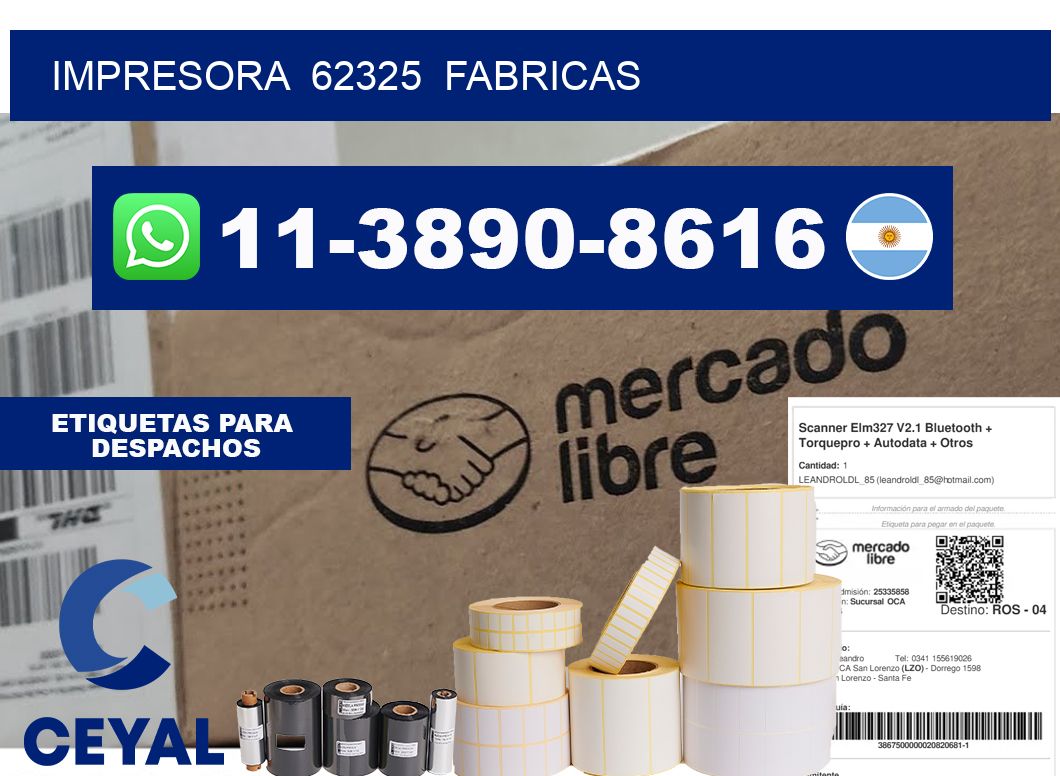 impresora  62325  fabricas