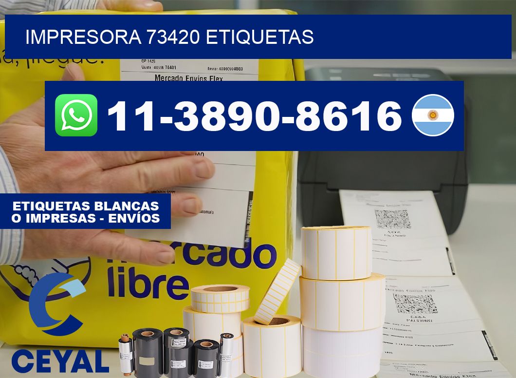 impresora 73420 etiquetas
