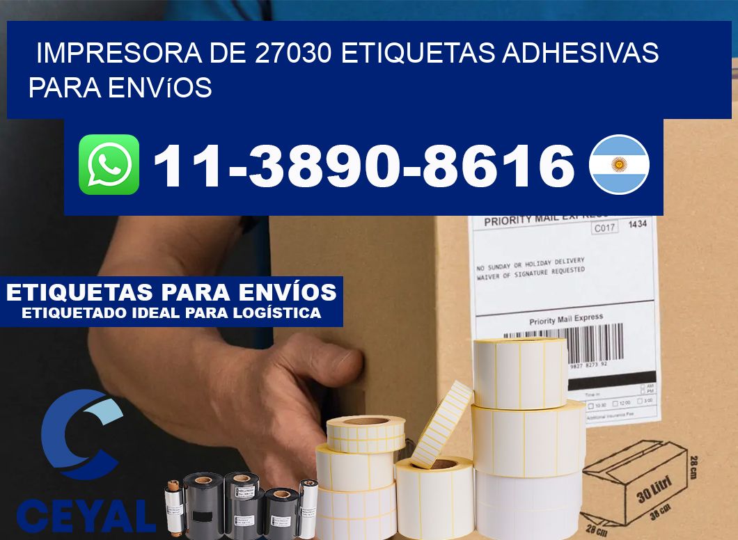 impresora de 27030 etiquetas adhesivas para envíos