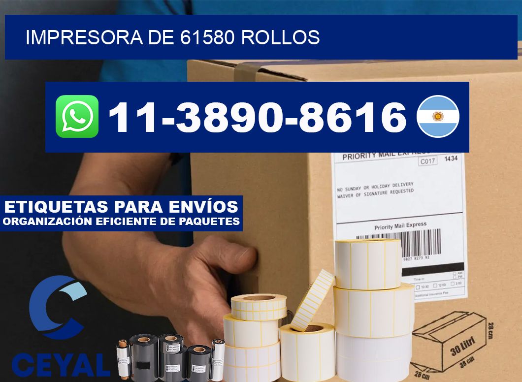 impresora de 61580 rollos