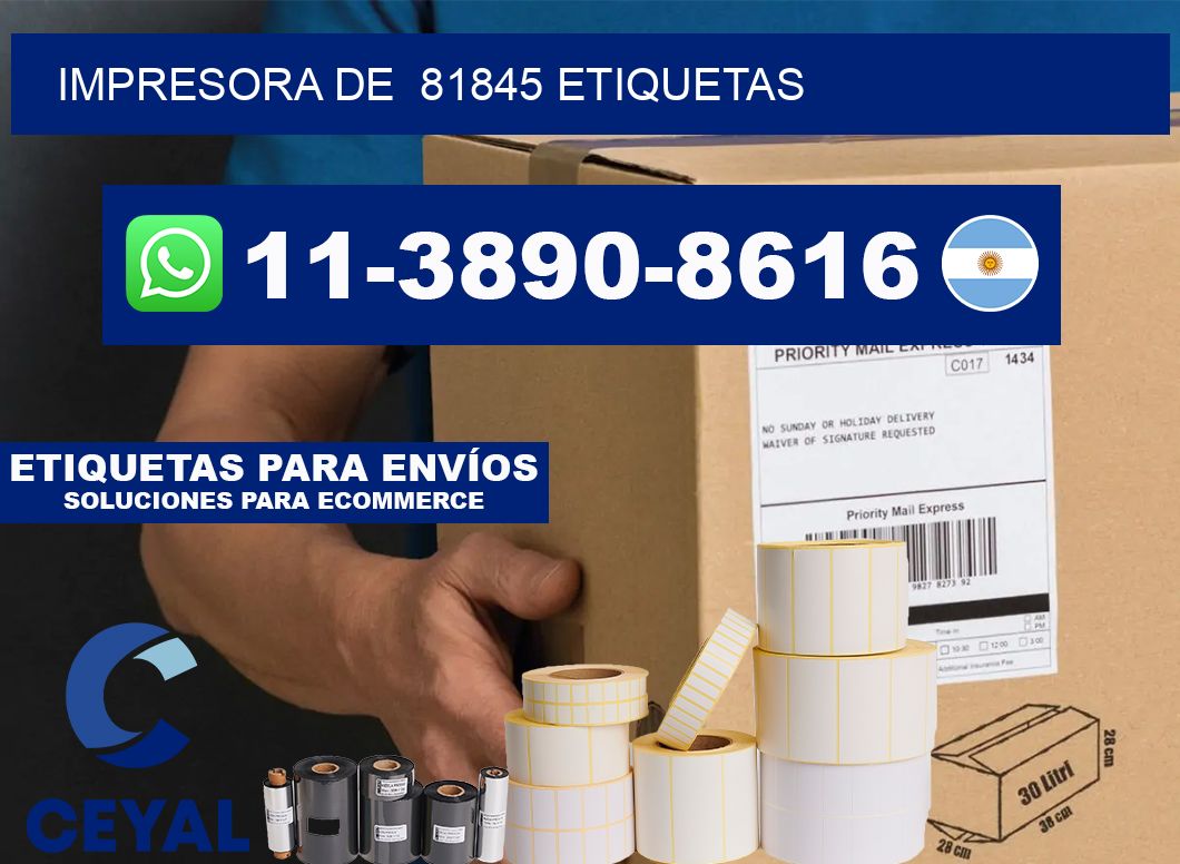 impresora de 81845 etiquetas