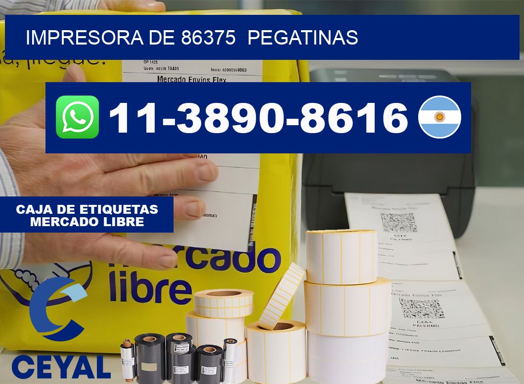 impresora de 86375 pegatinas