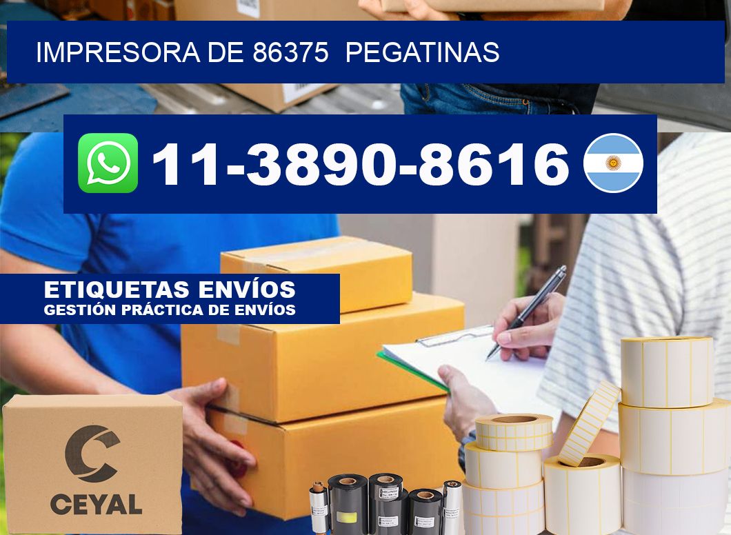 impresora de 86375 pegatinas