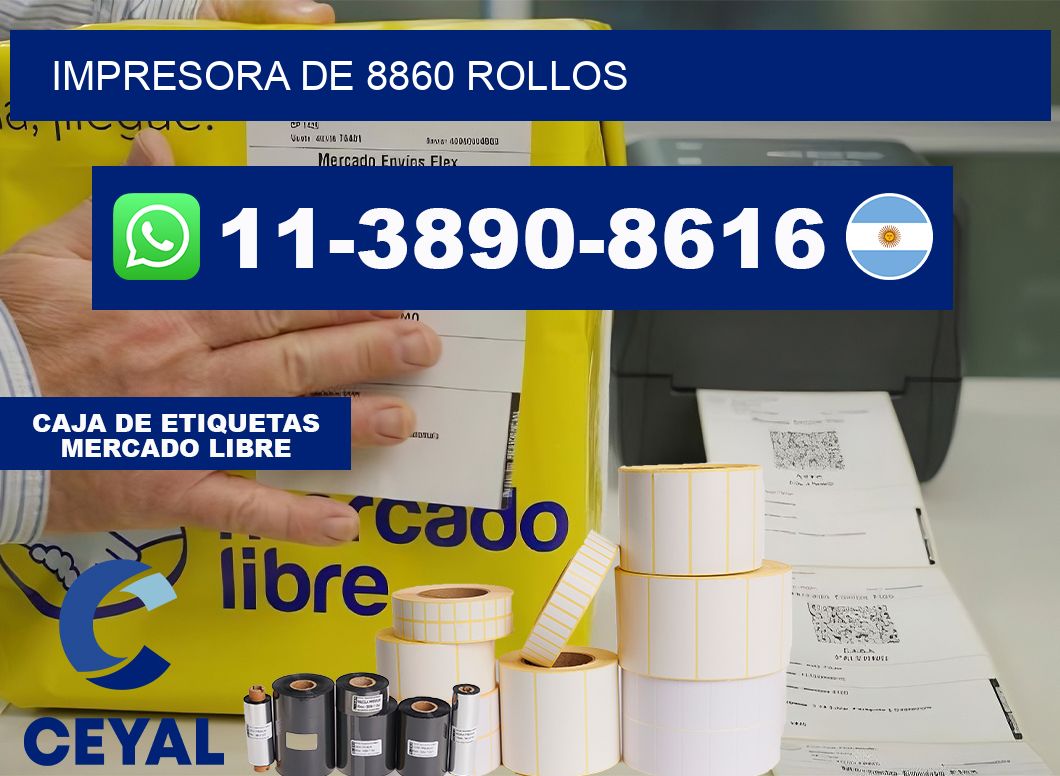 impresora de 8860 rollos