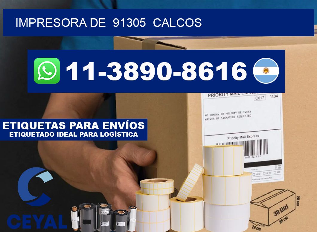 impresora de  91305  calcos