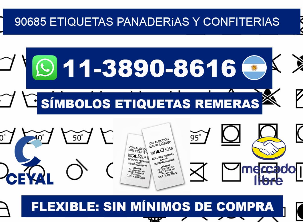 90685 etiquetas panaderías y confiterias