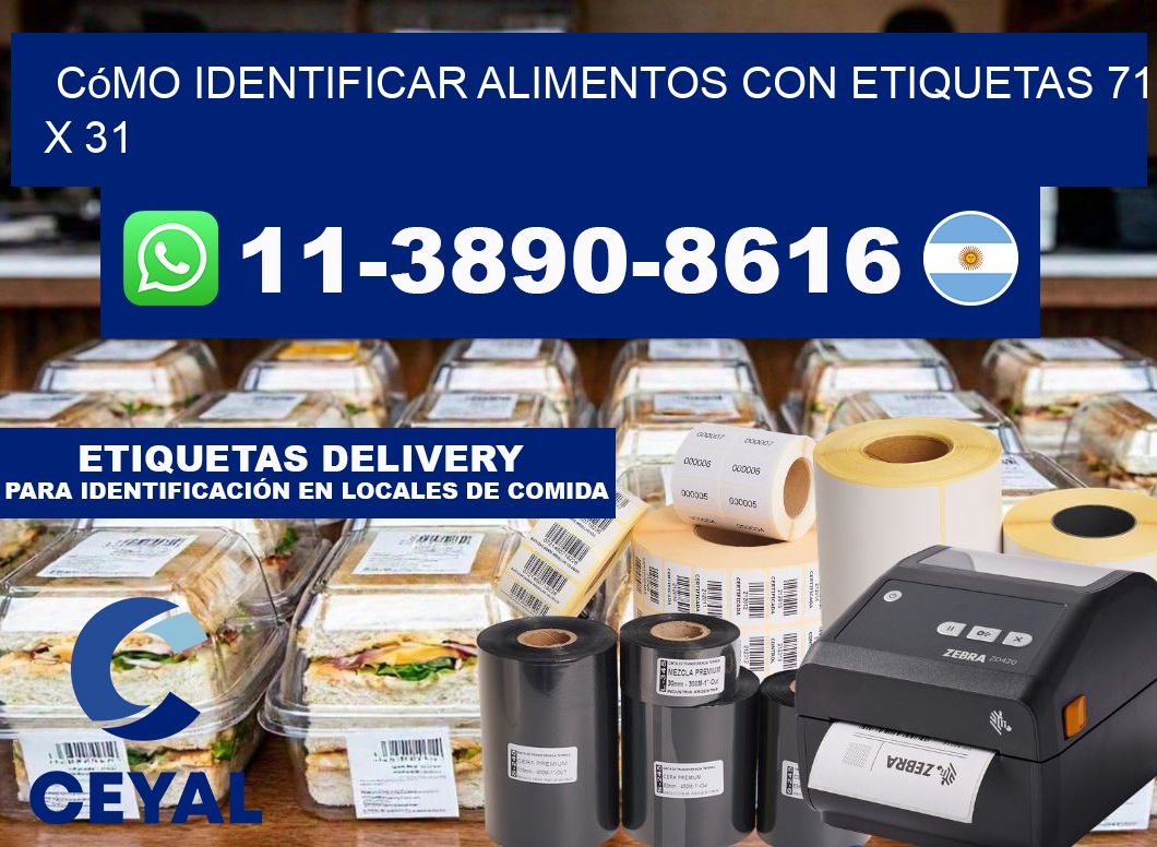 Cómo identificar alimentos con etiquetas 71 x 31