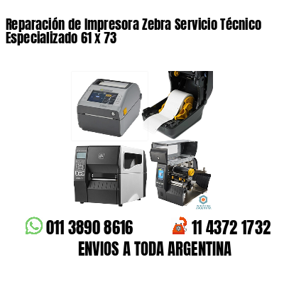 Reparación de Impresora Zebra Servicio Técnico Especializado 61 x 73