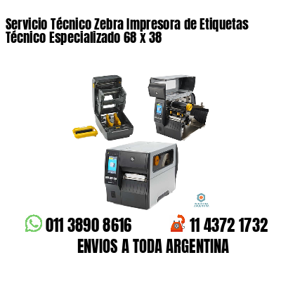 Servicio Técnico Zebra Impresora de Etiquetas Técnico Especializado 68 x 38