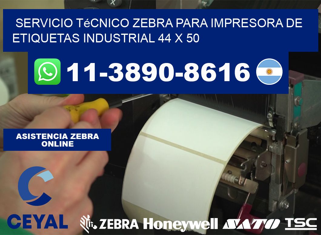 Servicio Técnico Zebra para Impresora de Etiquetas Industrial 44 x 50