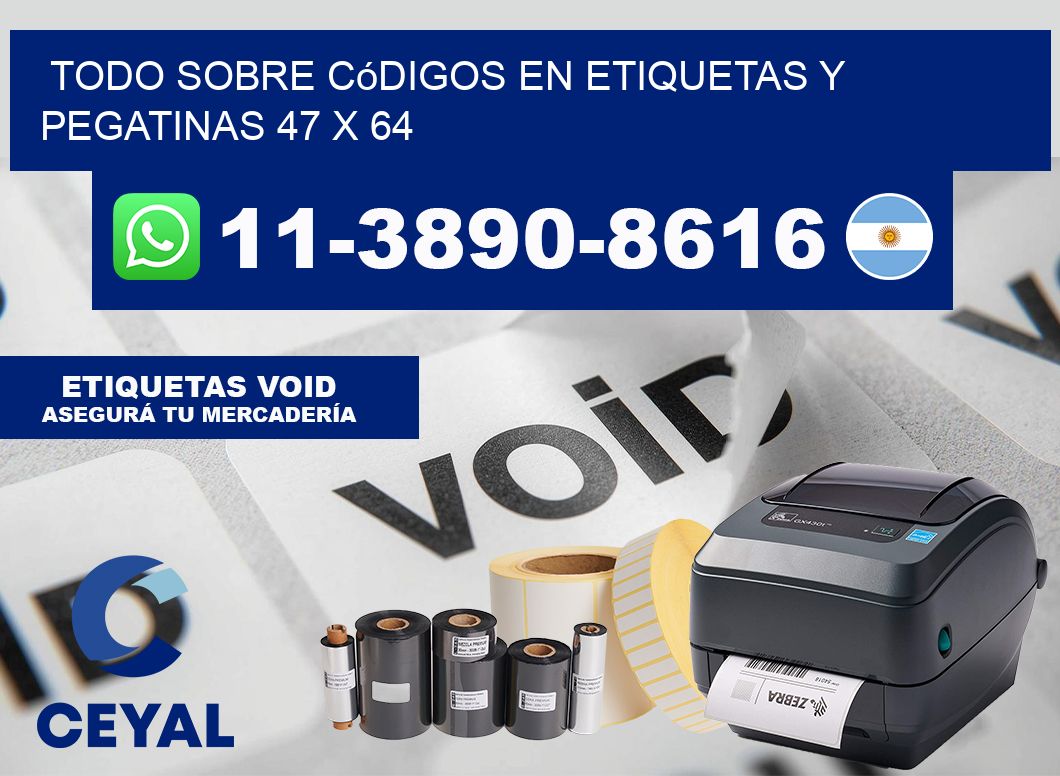 Todo sobre códigos en etiquetas y pegatinas 47 x 64