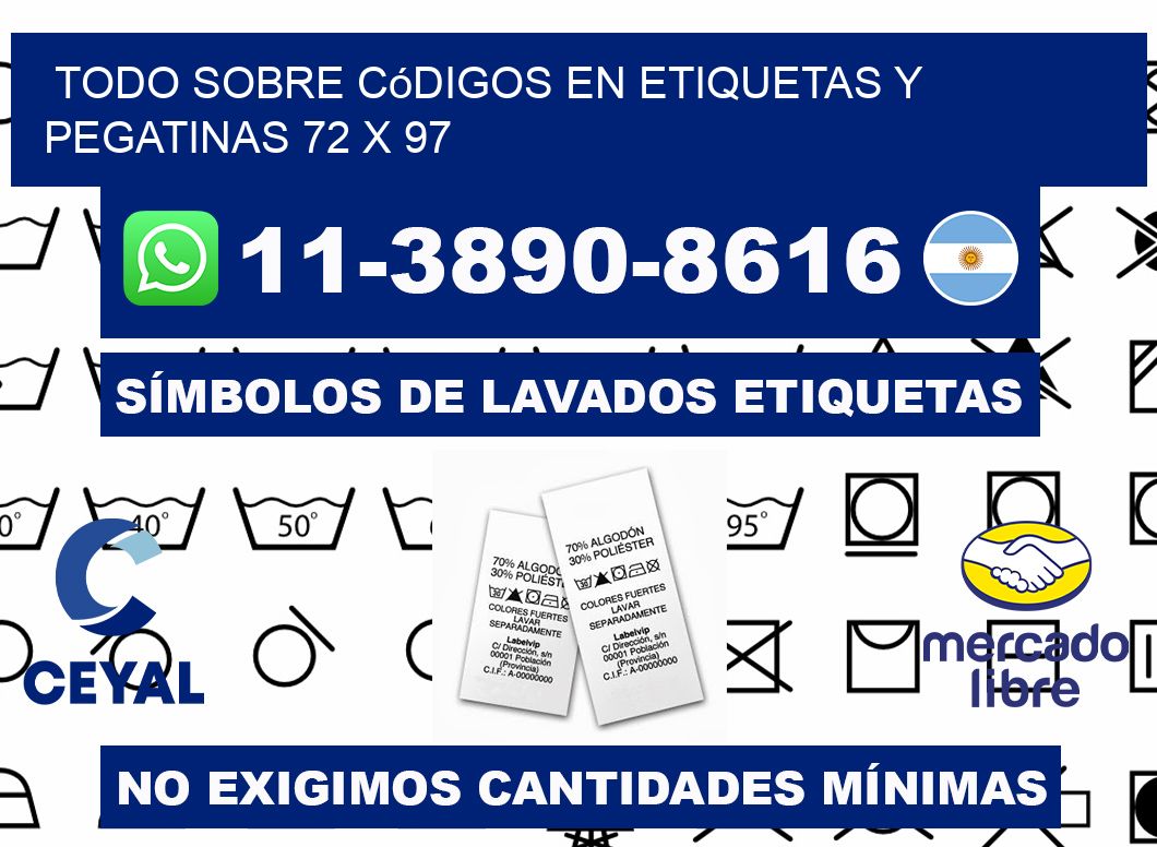 Todo sobre códigos en etiquetas y pegatinas 72 x 97