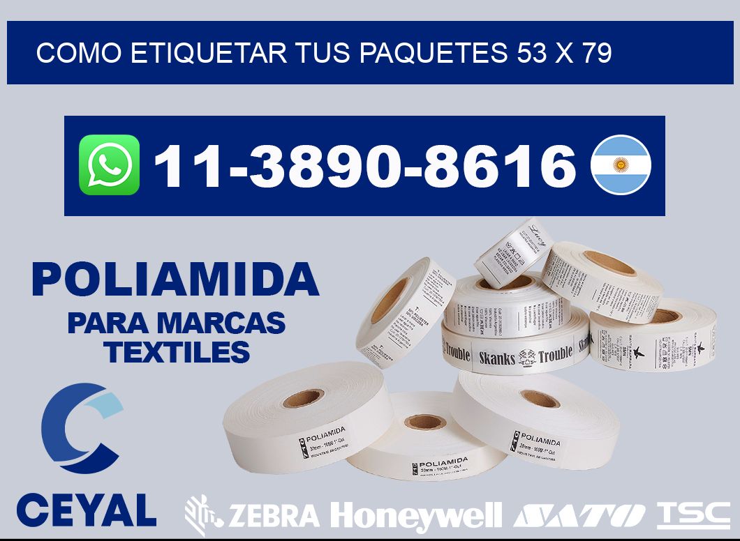 como etiquetar tus paquetes 53 x 79