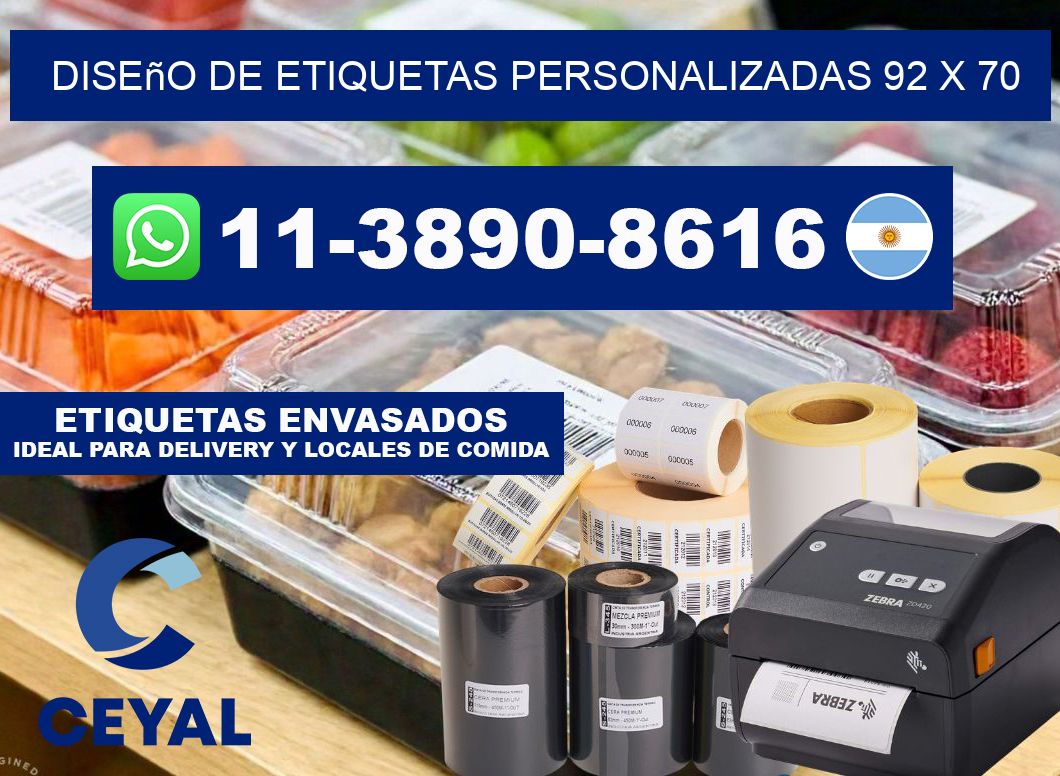 diseño de etiquetas personalizadas 92 x 70