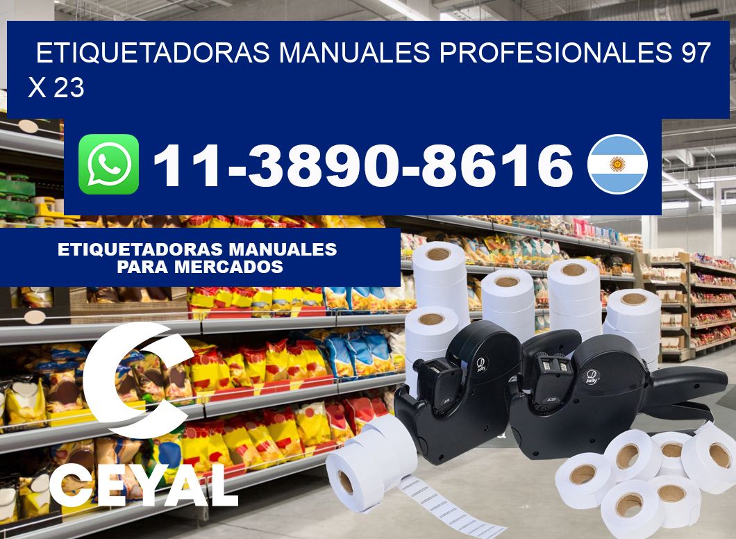 etiquetadoras manuales profesionales 97 x 23