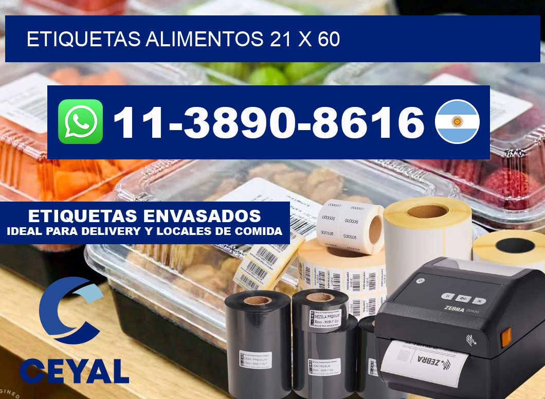 etiquetas alimentos 21 x 60
