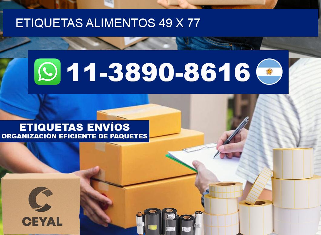 etiquetas alimentos 49 x 77