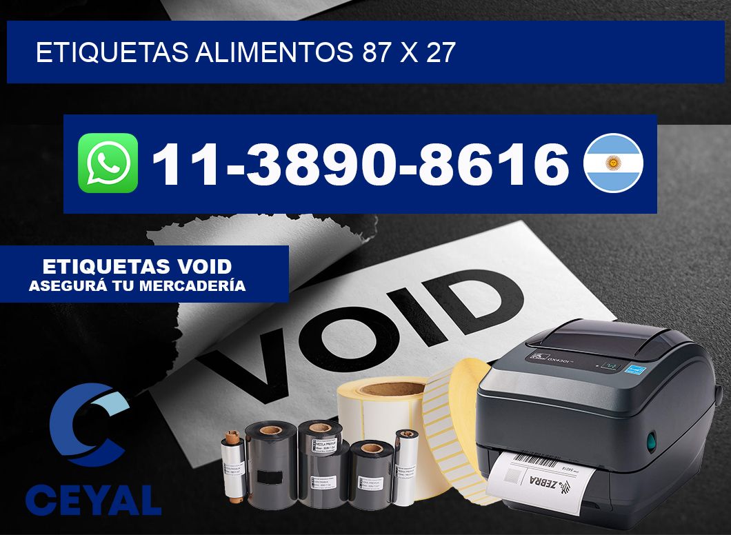 etiquetas alimentos 87 x 27