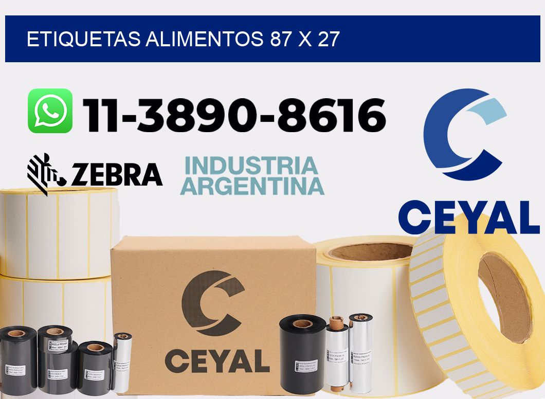 etiquetas alimentos 87 x 27