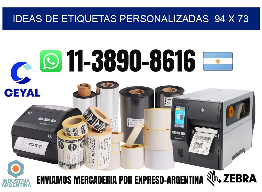 ideas de etiquetas personalizadas  94 x 73