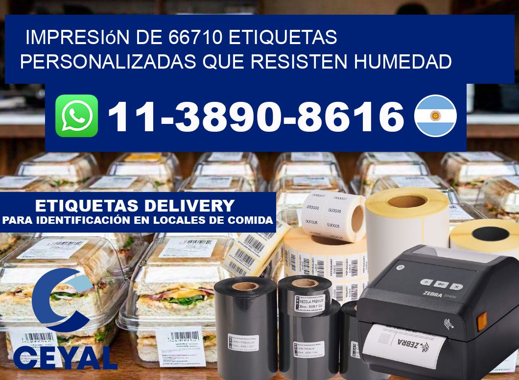 impresión de 66710 etiquetas personalizadas que resisten humedad