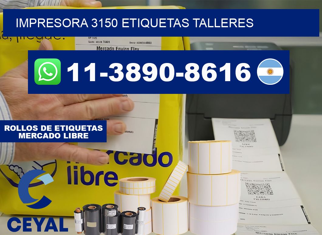 impresora 3150 etiquetas talleres