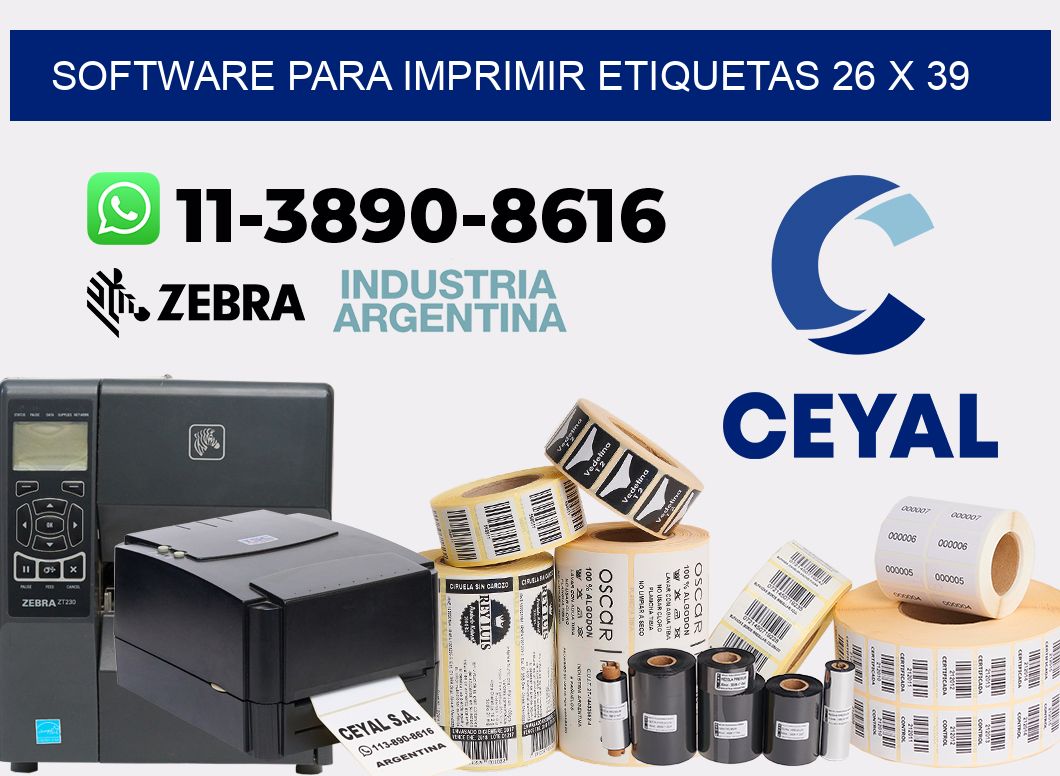 software para imprimir etiquetas 26 x 39