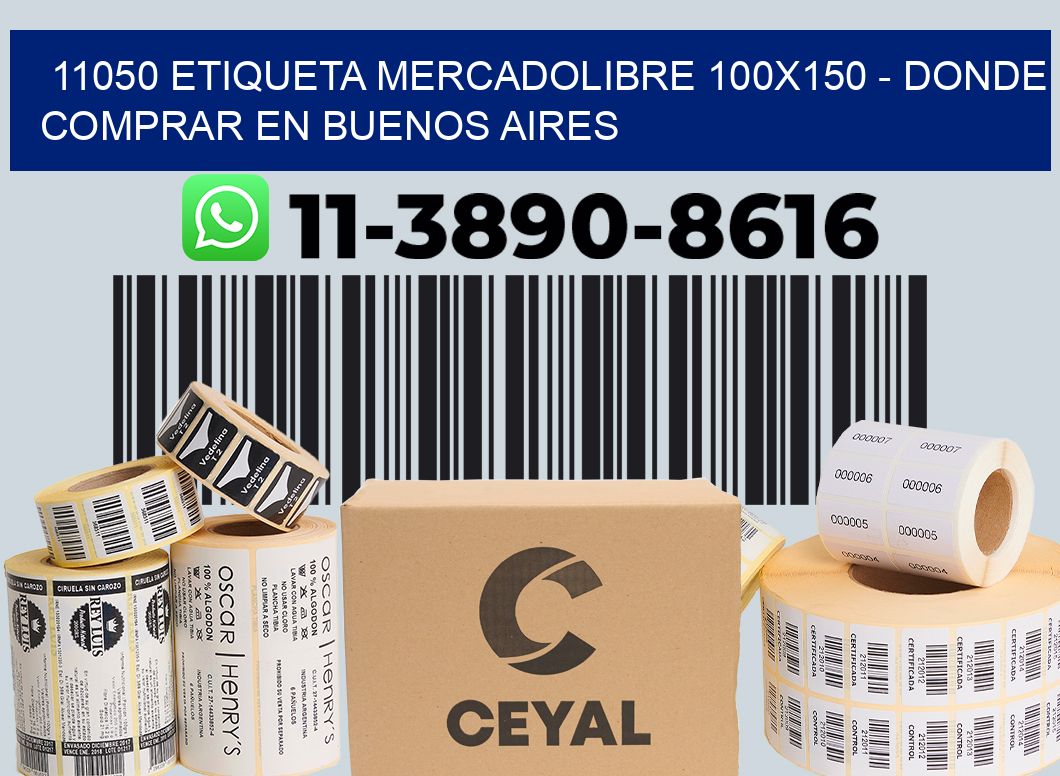 11050 etiqueta MercadoLibre 100x150 - Donde Comprar en Buenos Aires
