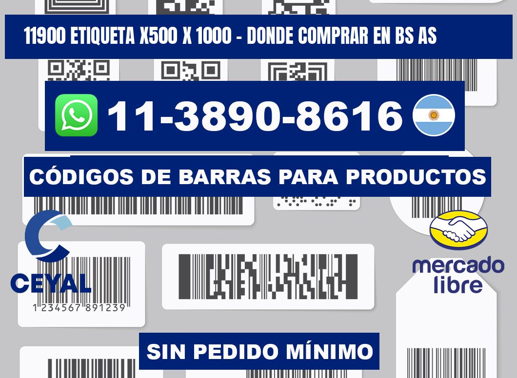 11900 etiqueta x500 x 1000 - Donde Comprar en bs as