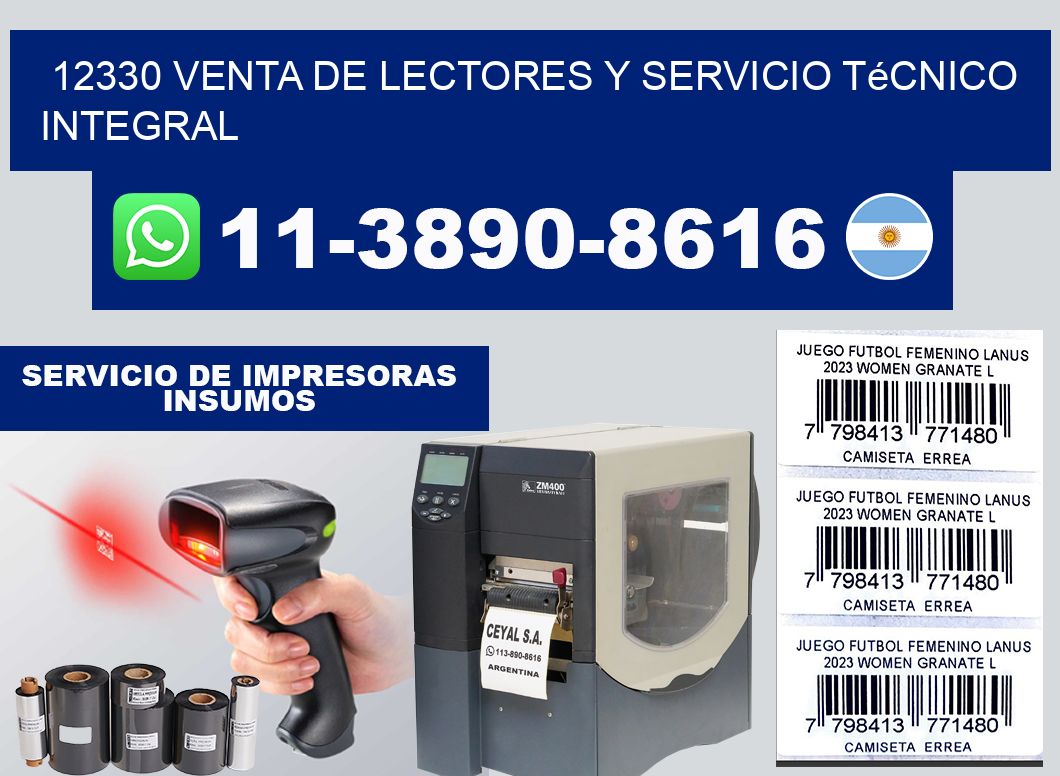 12330 Venta de Lectores y Servicio Técnico Integral