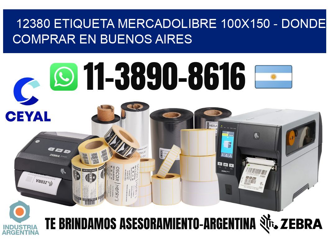 12380 etiqueta MercadoLibre 100x150 - Donde Comprar en Buenos Aires