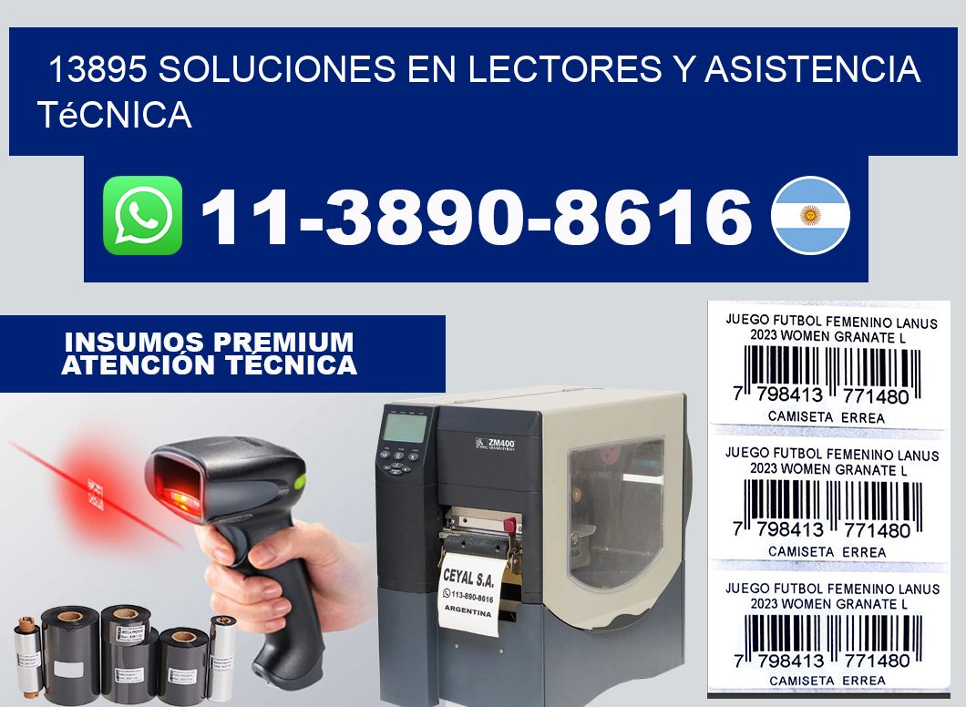 13895 Soluciones en Lectores y Asistencia Técnica