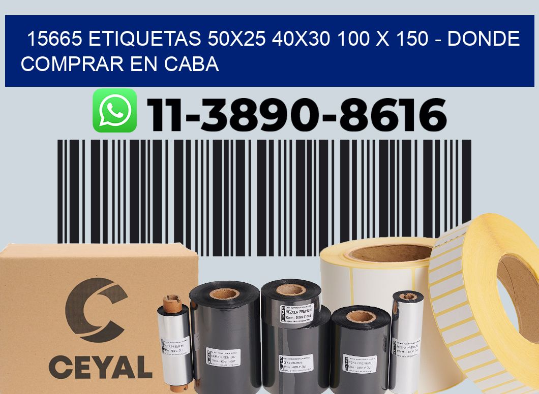 15665 etiquetas 50x25 40x30 100 x 150 - Donde Comprar en Caba