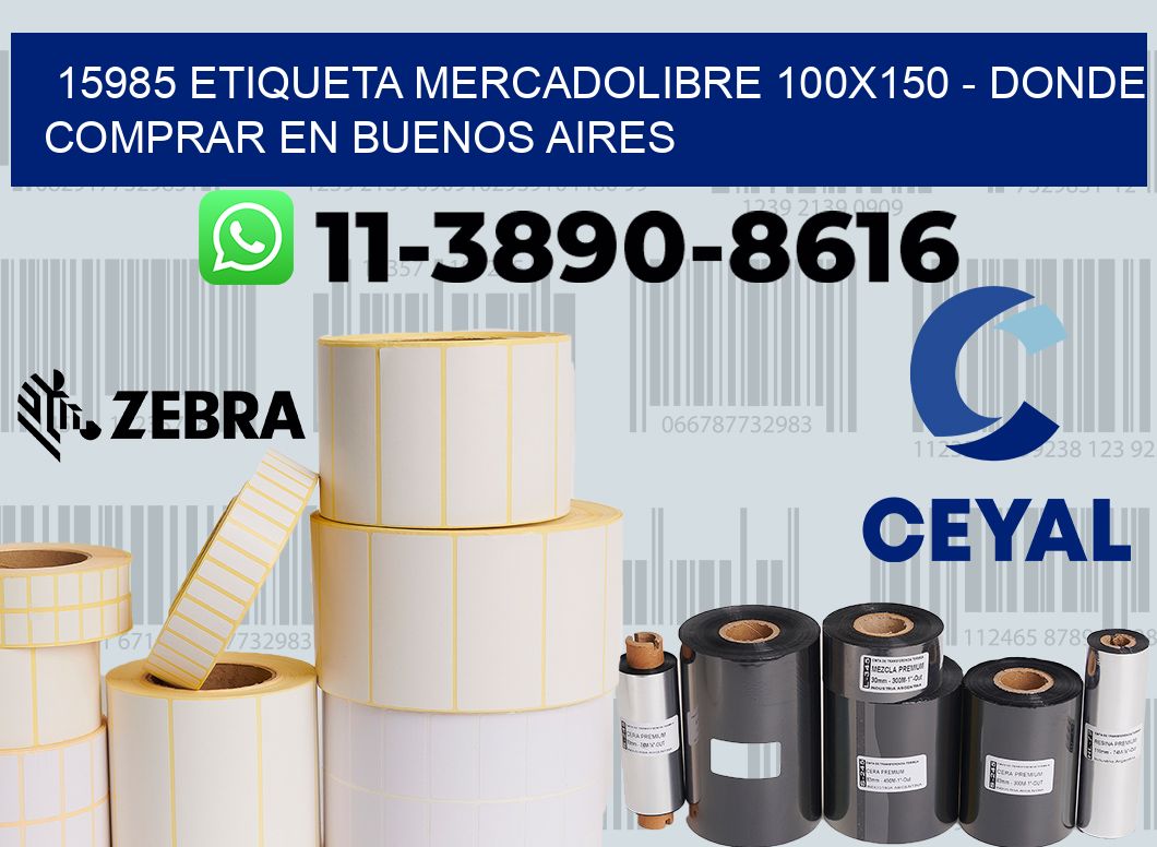 15985 etiqueta MercadoLibre 100x150 - Donde Comprar en Buenos Aires