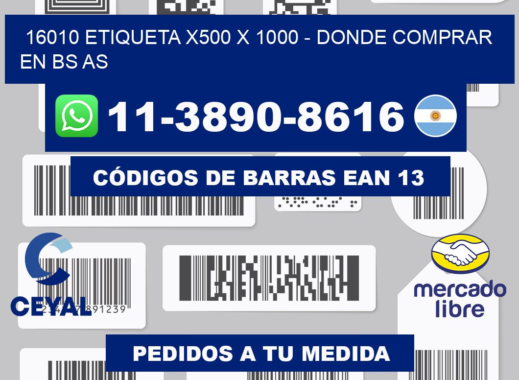 16010 etiqueta x500 x 1000 - Donde Comprar en bs as