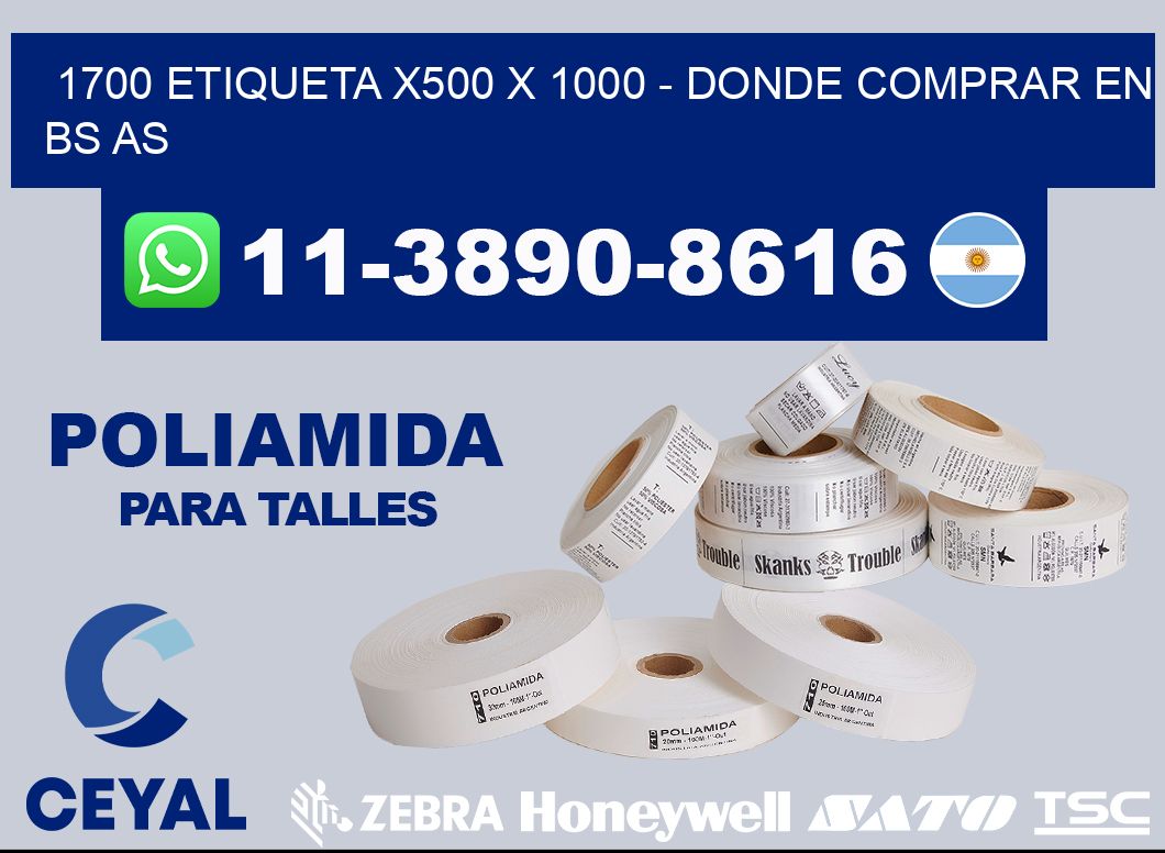 1700 etiqueta x500 x 1000 - Donde Comprar en bs as