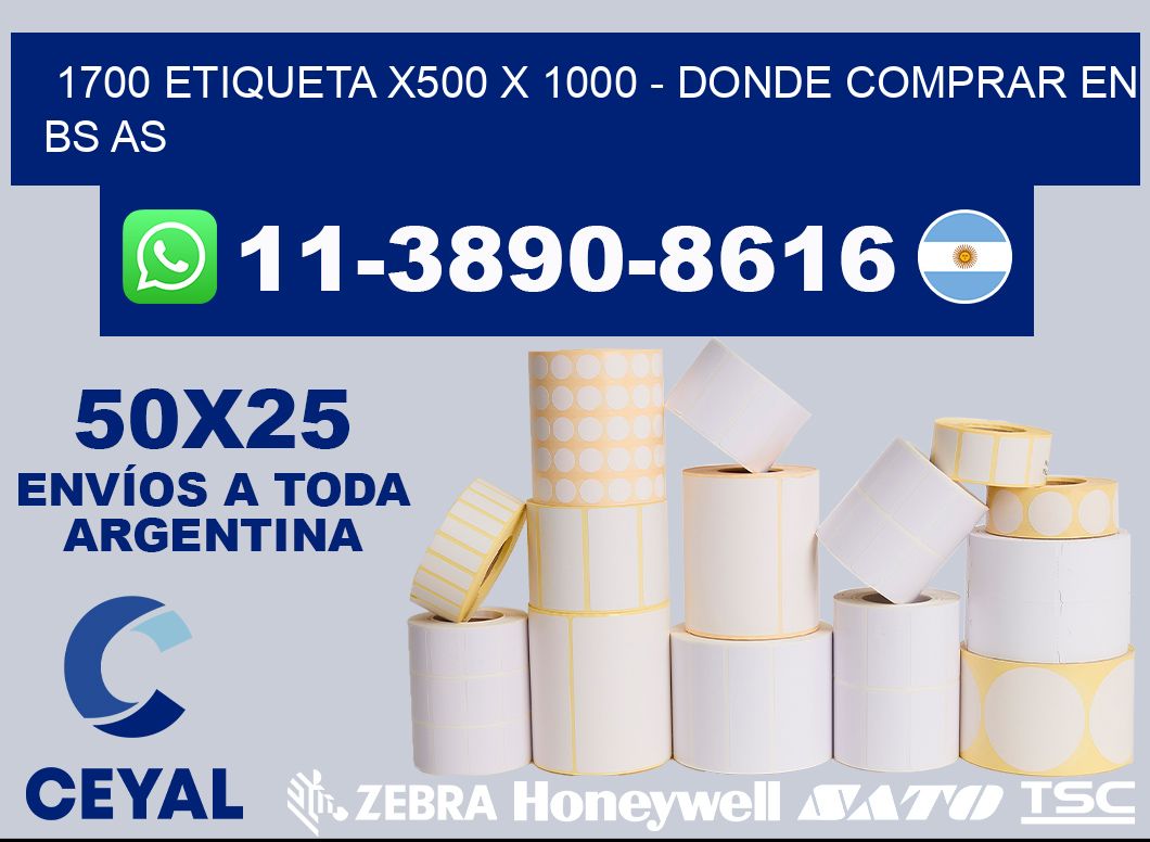 1700 etiqueta x500 x 1000 - Donde Comprar en bs as